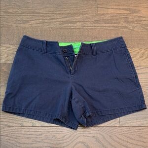 Lilly Pulitzer Dark Blue Women's Shorts, Palm Beach Fit, Size 10